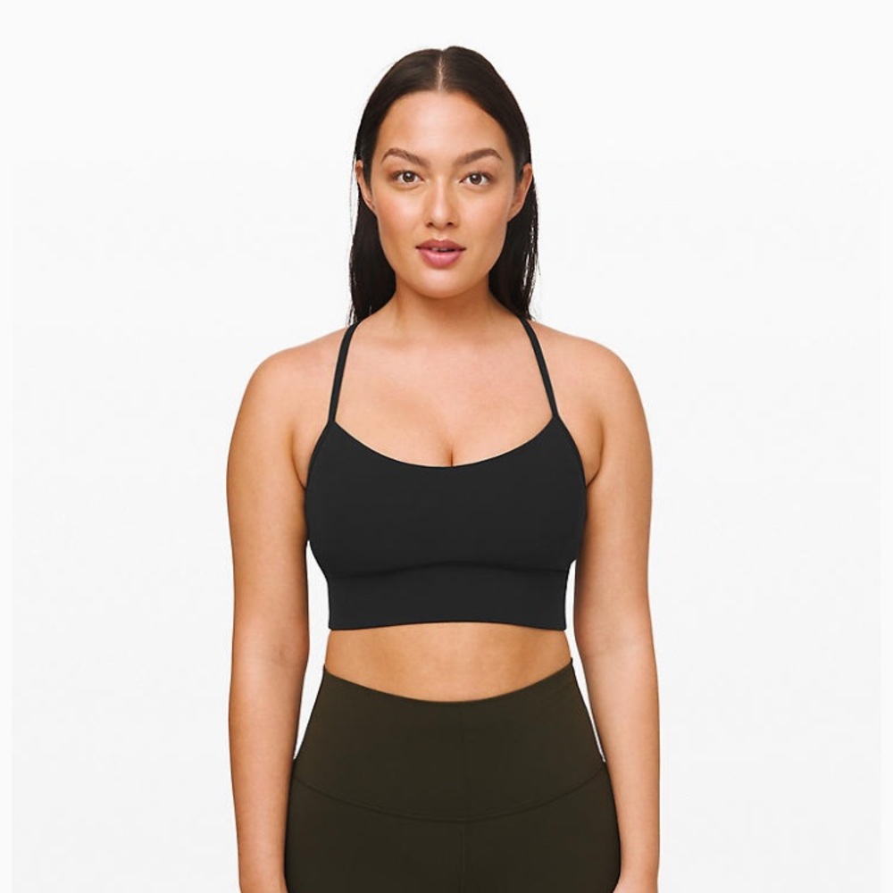 Lululemon Flow Y Sports Bra Size 10 Space Dye